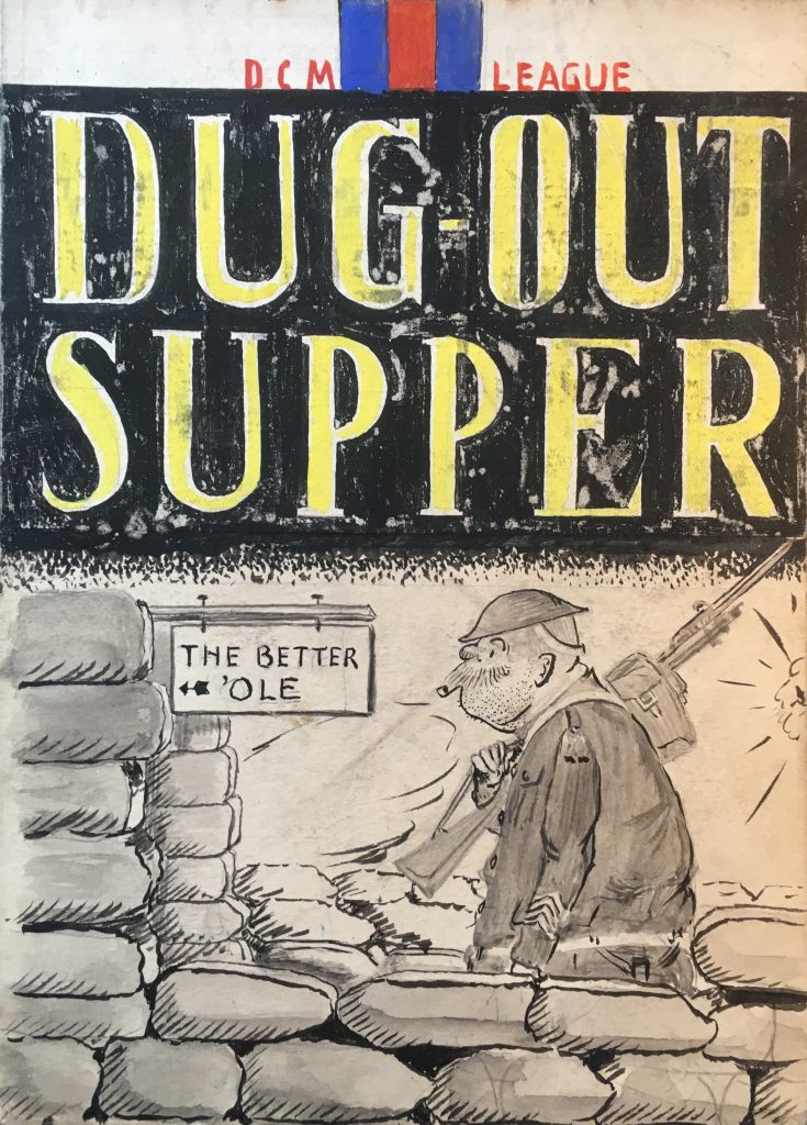 Dug Out Supper card 1952
